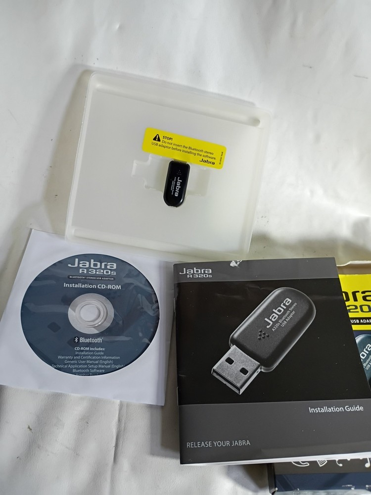 Jabra A320s USB Bluetooth Adapter Class 1 - Open Box, Complete, Box Wear