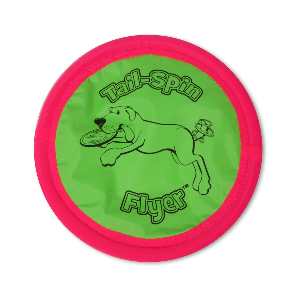 Booda Tail-Spin Flyer, 7-Inch, Multi Pink