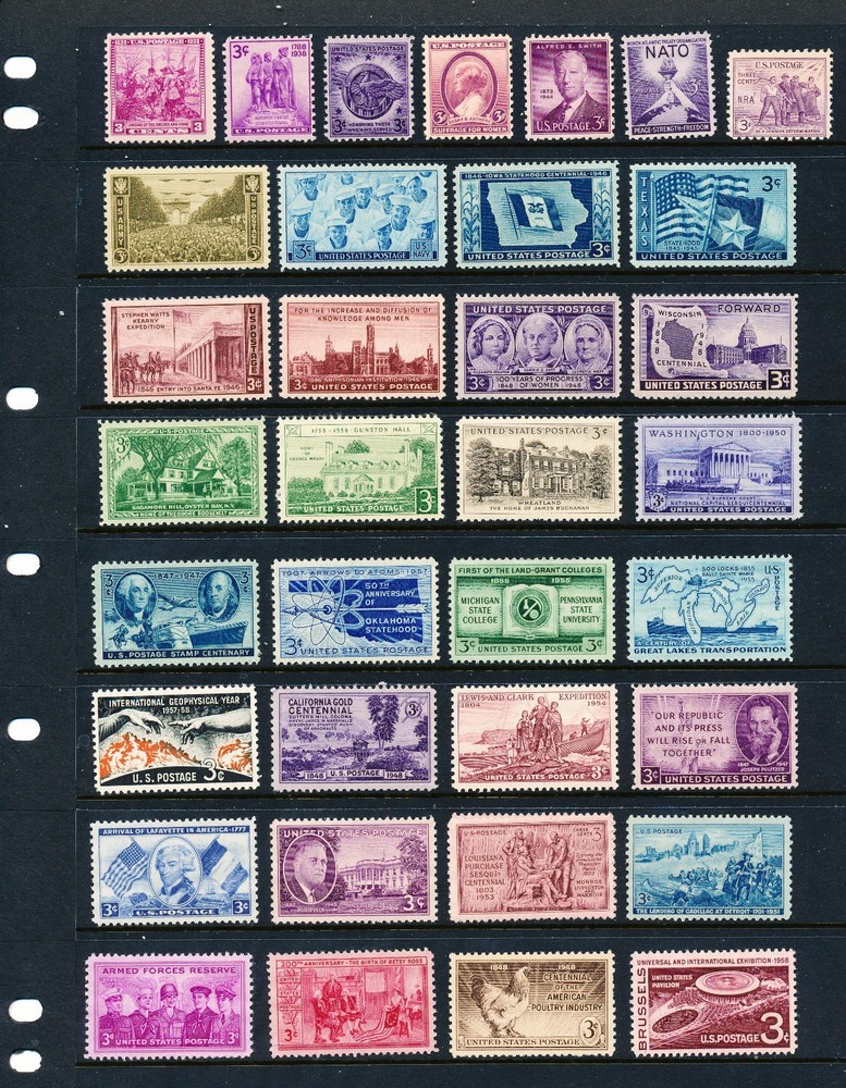 Early U.S. Postal Stamp Collection