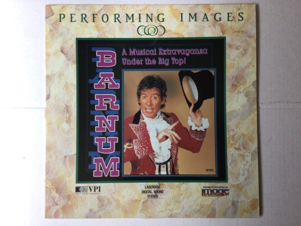 BARNUM Michael Crawford LASERDISC EX cond.