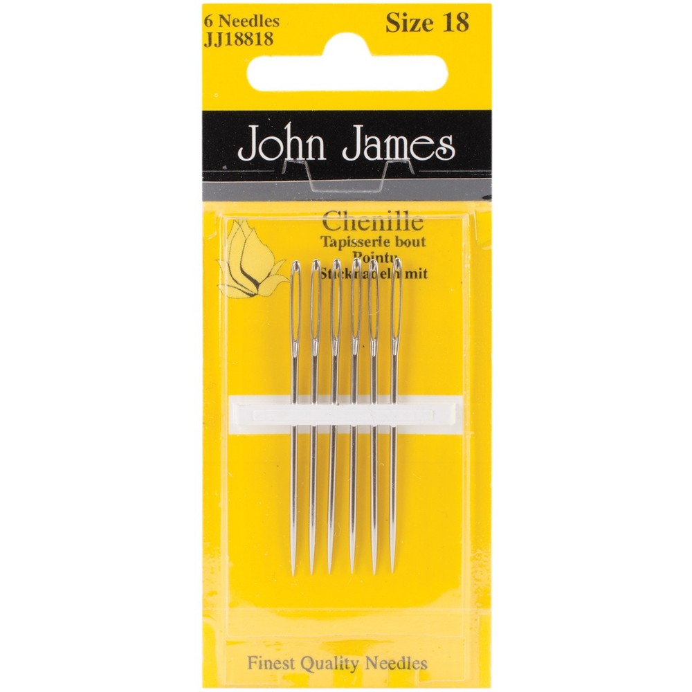 Chenille Hand Needles Size 18 6/Pkg