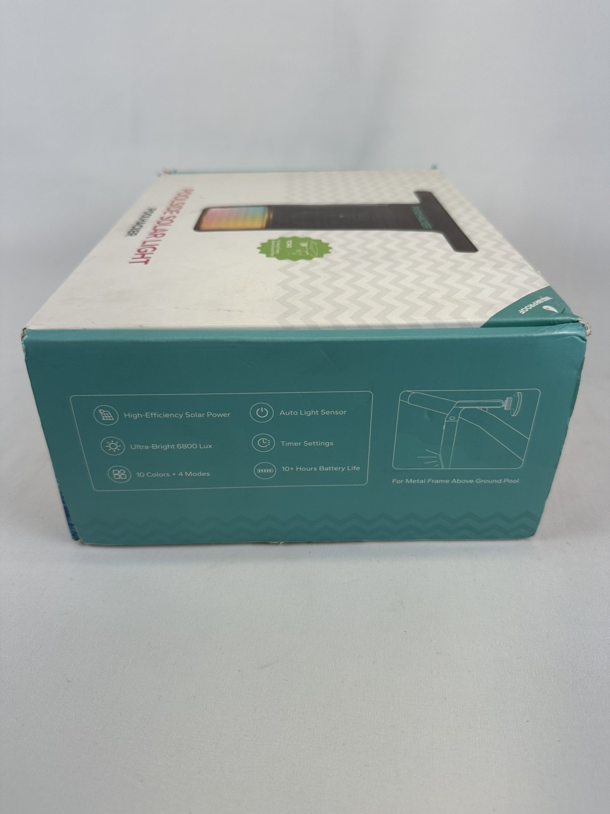 POOLHACKER Solar Pool Lights Only for Metal Frame Above-Ground Pools YC040