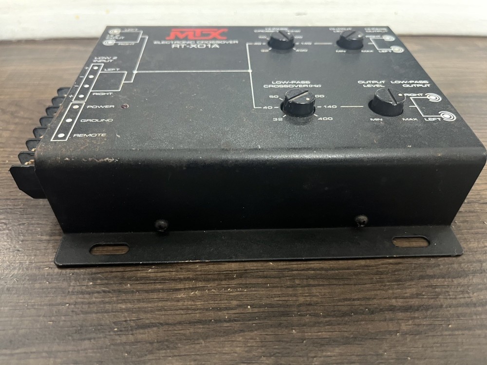 MTX RT-XO1A Electronic Crossover untested AS-IS