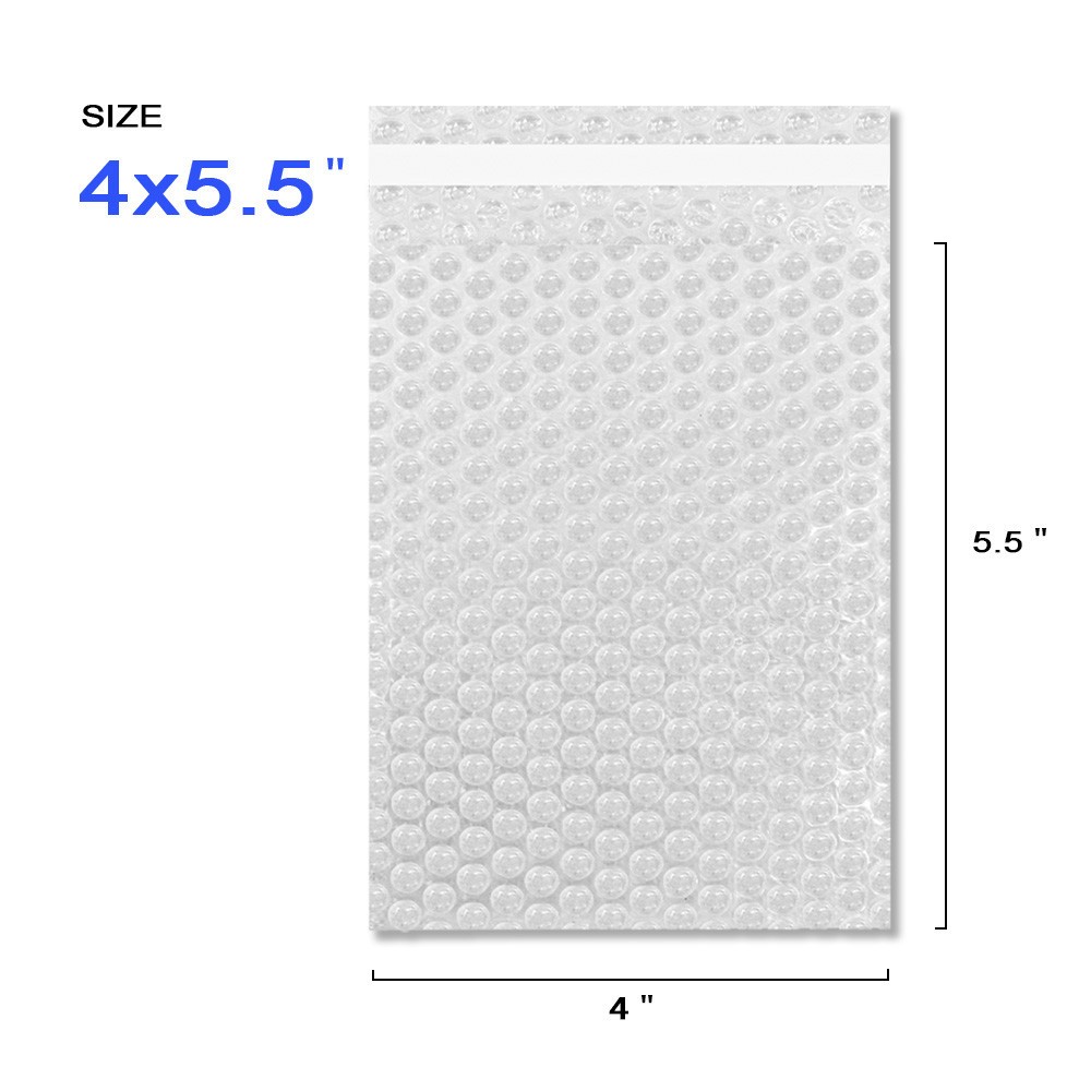 Any Size Bubble Out Pouches Protective Wrap Self Seal Pouches Made In USA