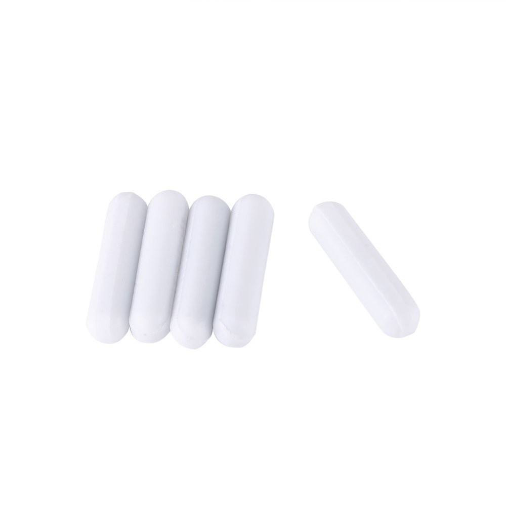 Cylindrical 5Pcs PTFE Magnetic Stirrer Bars - Versatile and Efficient Mixing