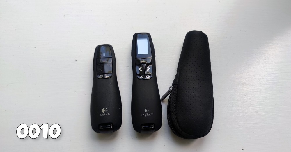 Logitech R400 Laser Presentation Remote - Black