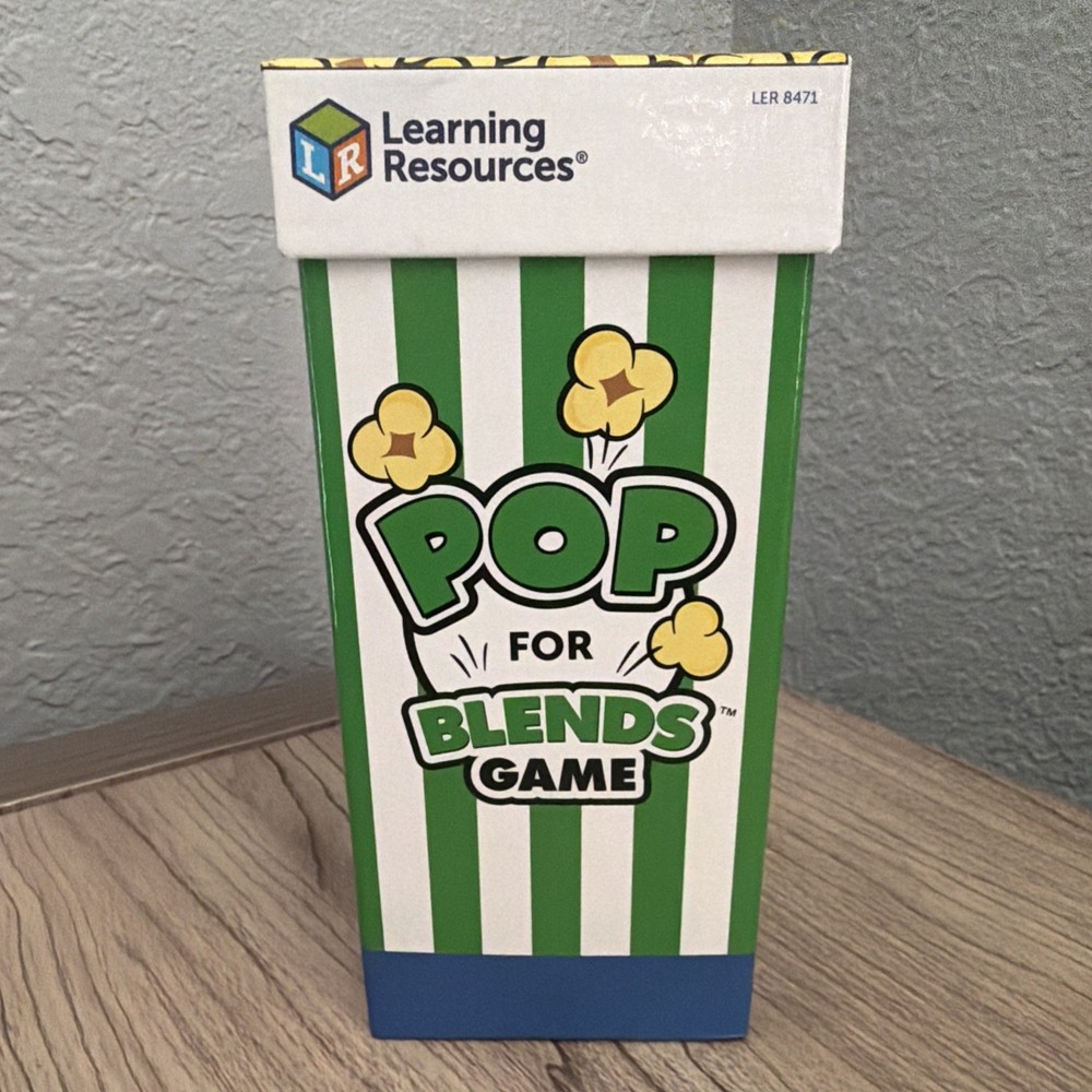 Learning Resources Pop for Blends Game 6+ Educational Phonics Word Activity