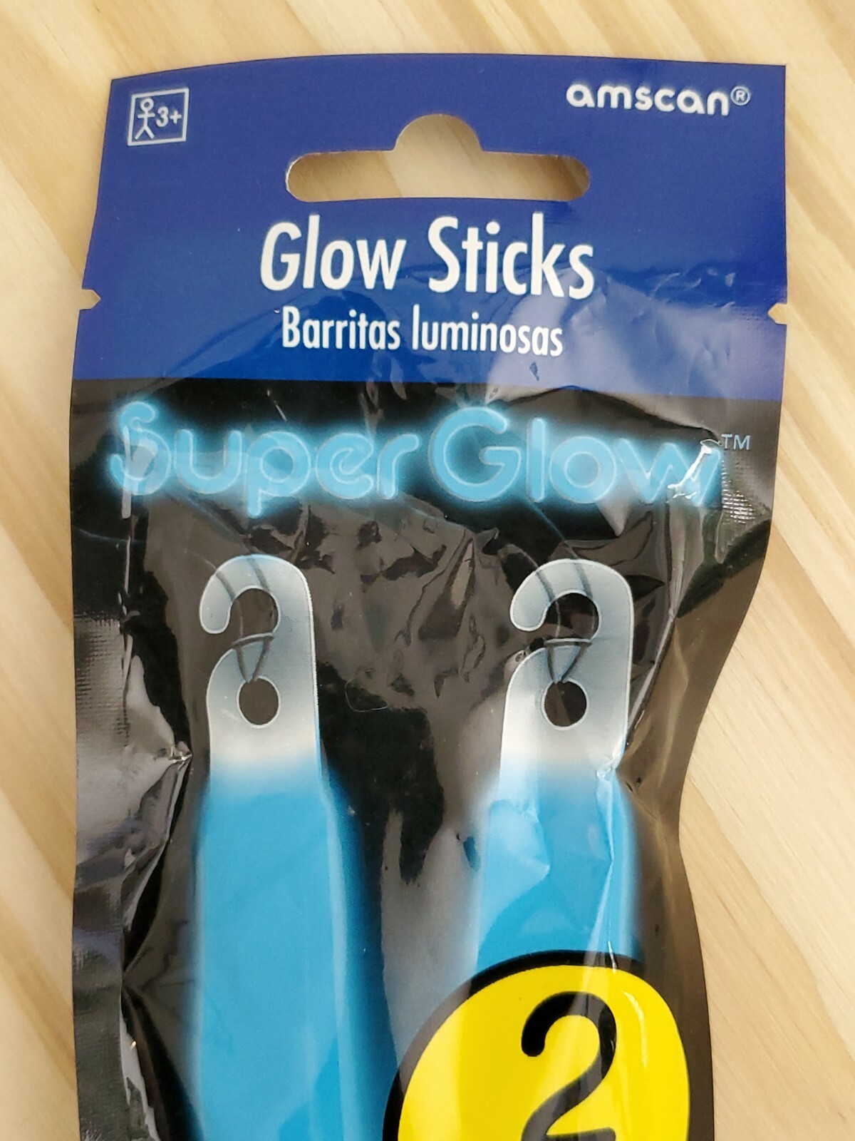 Glow Sticks 2 Pack Four Inches Blue