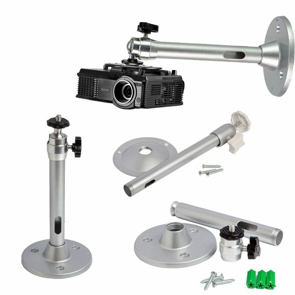 18/22cm Universal LCD DLP Mini Projector Ceiling Wall Mount Bracket Aluminium