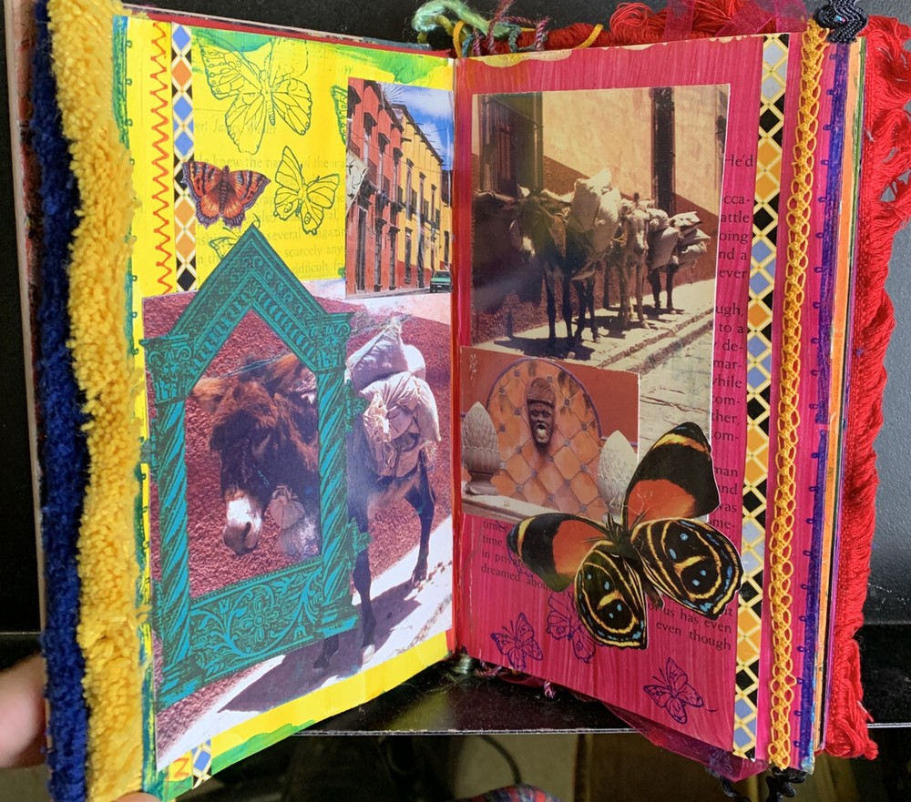 ALTERED BOOK Scrapbook MADISON COUNTY Found Objects IMAGES