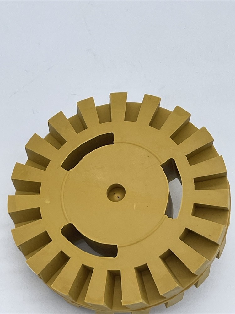 Remove Decal Eraser 4” Wheel Tool Rubber Power Drill Attachment