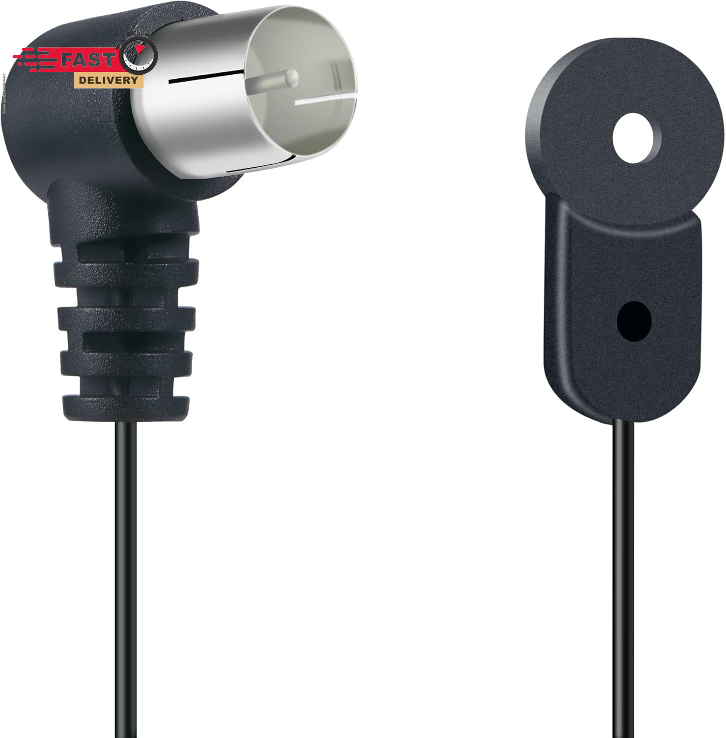 FM Antenna for Stereo Receiver Indoor, FM Radio Antenna 75 Ohm UNBAL F Type Male