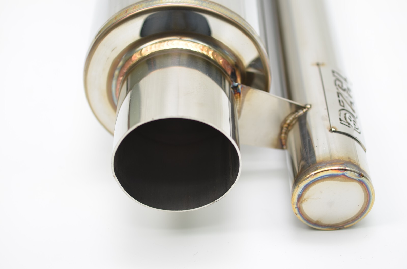 1320 ultra quiet QW resonator muffler stainless steel universal 3" inlet & out