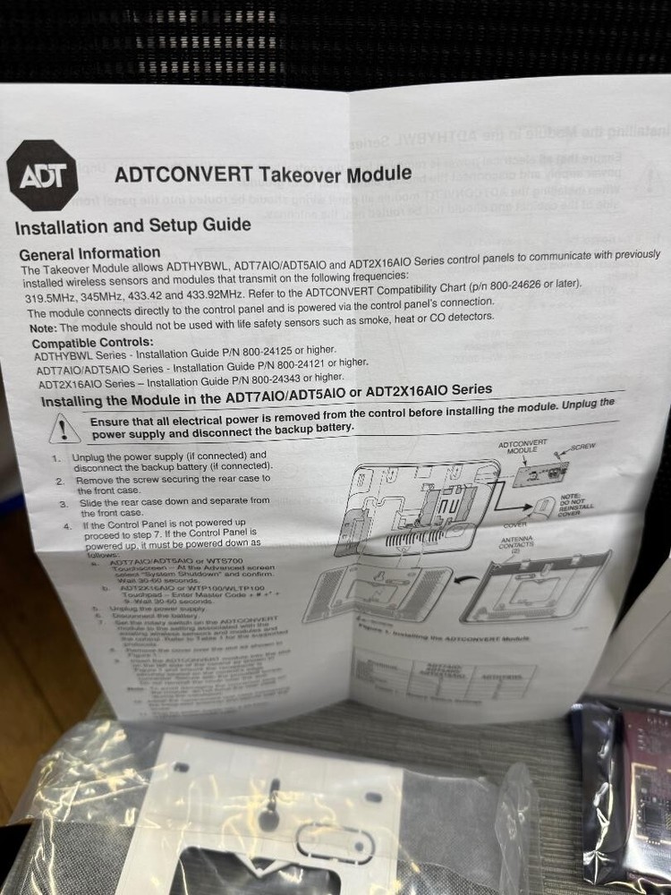 ADTCONVERT ADT Convert Takeover Module New In Box