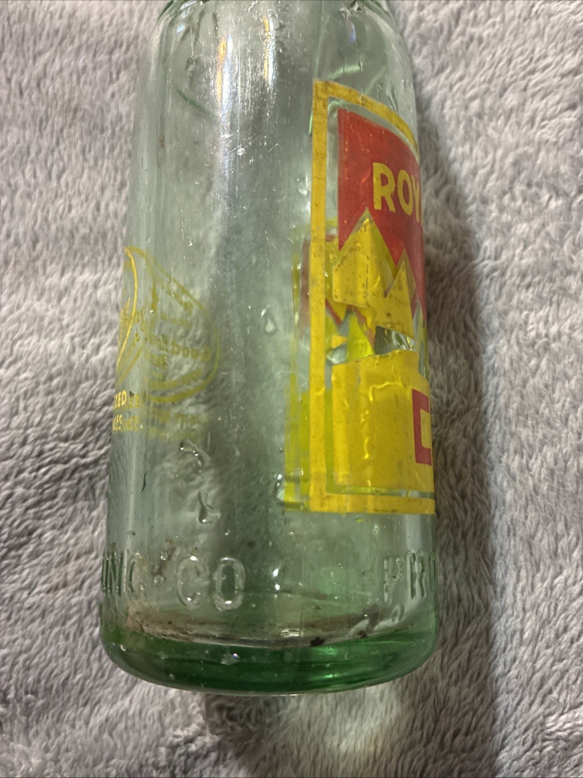 Vintage Royal Crown RC Cola Acl & Embossed 12oz Soda Bottle Good Housekeeping