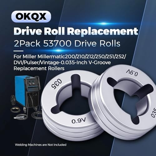 2-Pack 53700 Drive Rolls for Miller Millermatic