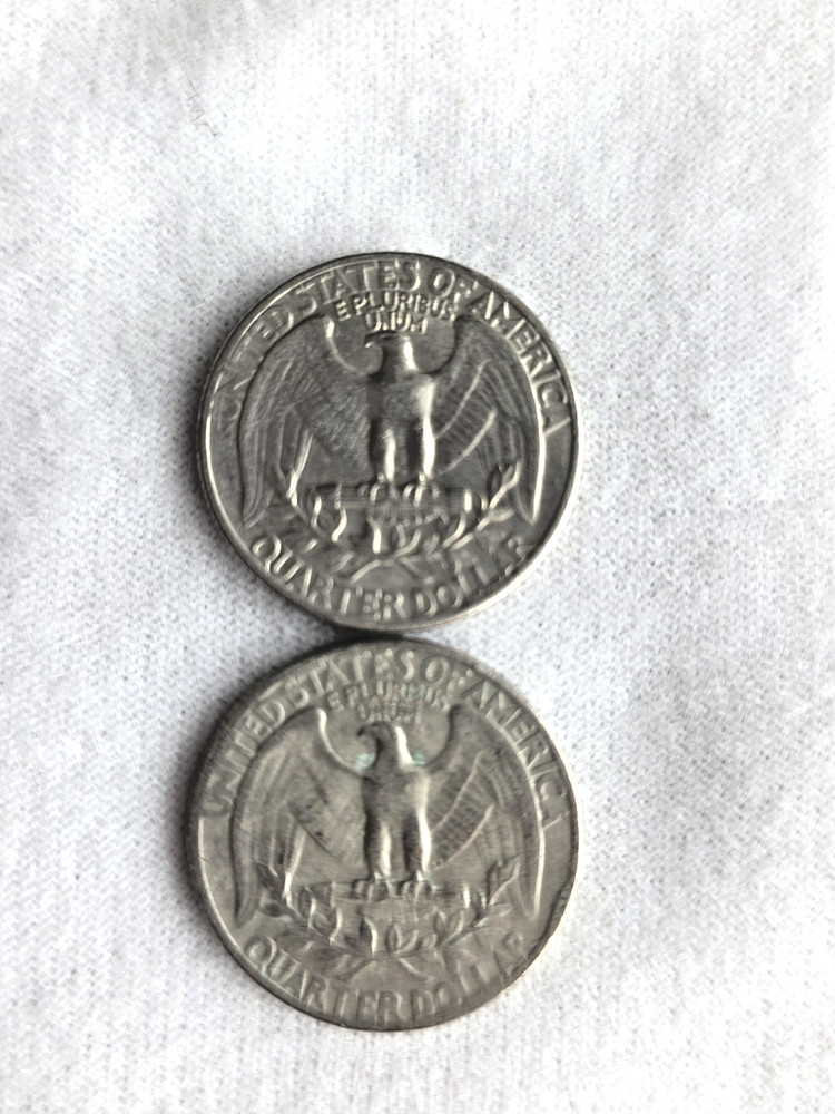 2-1965 Washington Quarter No Mint Mark