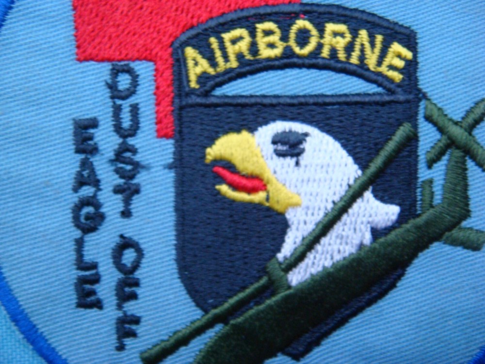 VIETNAM WAR PATCH, US DUST OFF 101st AIRBORNE EAGLE