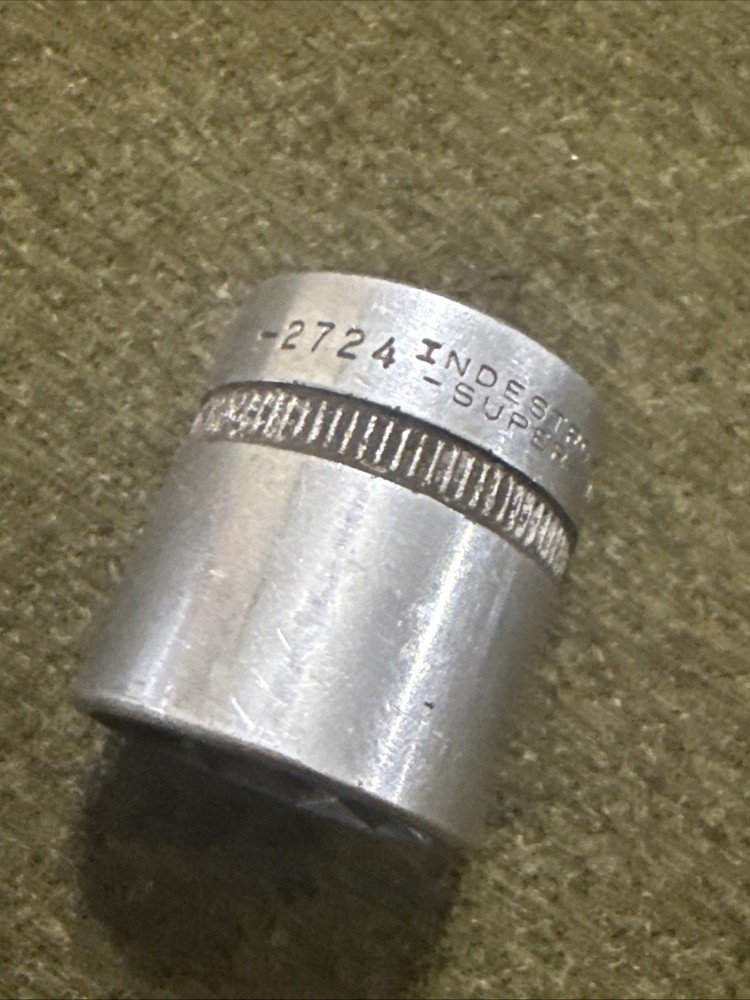 Vintage Indestro Tools 3/4” Socket 3/8" Drive USA 🇺🇸 Nice!