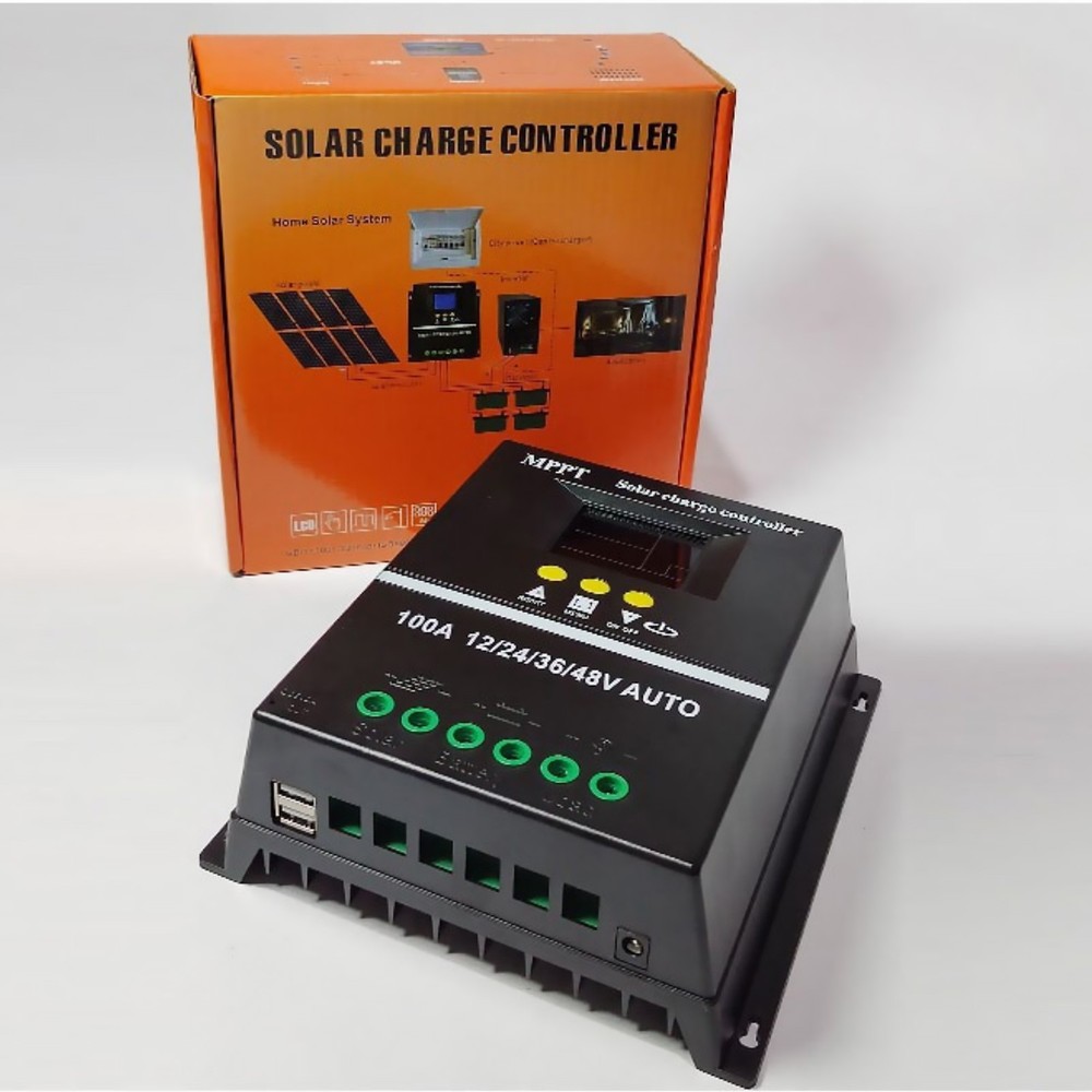 MPPT 100A 12V/24V/36V/48V Solar Charge Controller Auto Controller Battery Charge