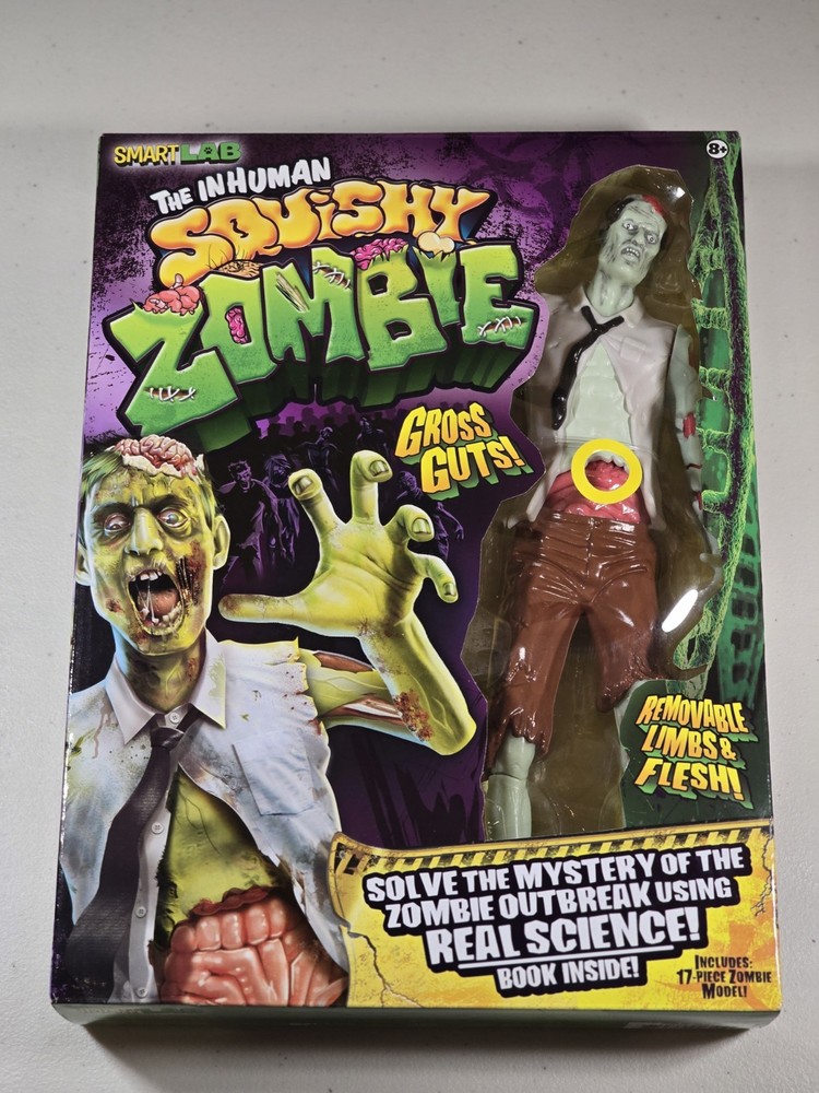 SmartLab Inhuman Squishy Zombie Science Gross Guts Designed RARE, NIB