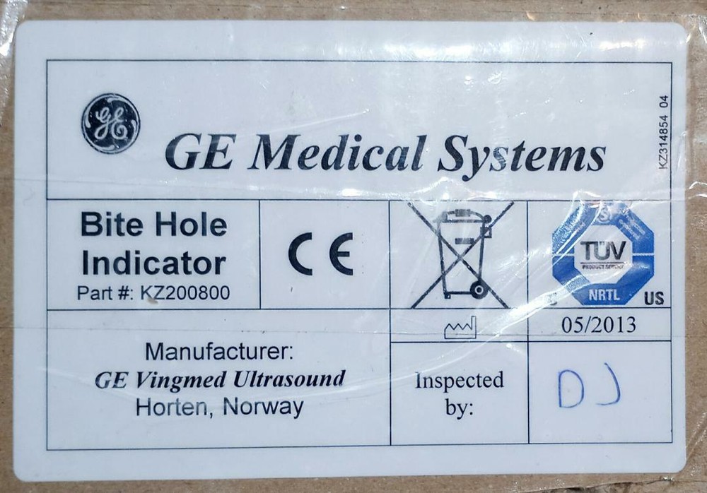 GE Medical Systems Bite Hole Indicator
