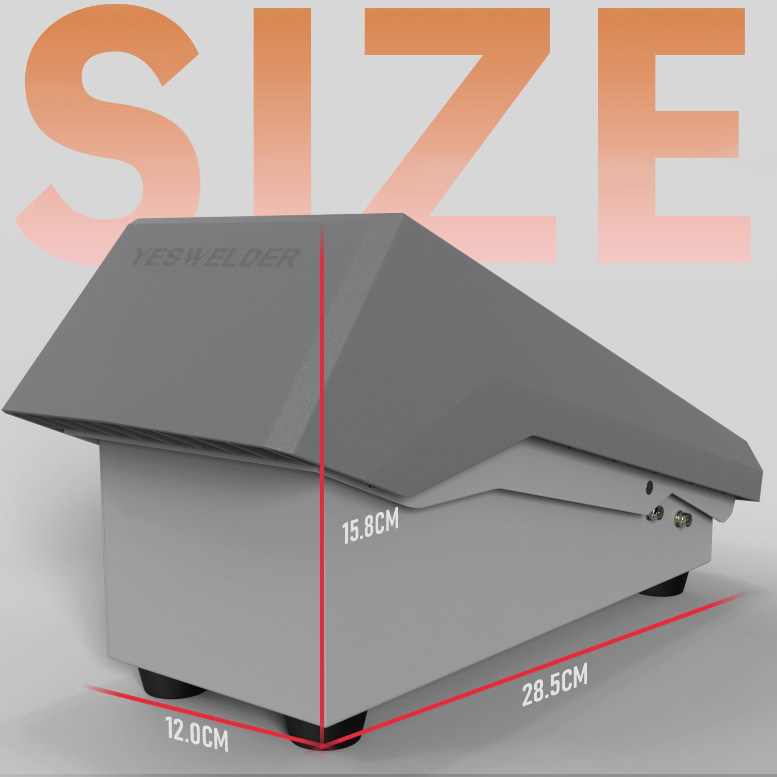 TIG Foot Pedal 5-Pin Connector - Compatible with YWT-200DC/TIG-200P/205P Welding