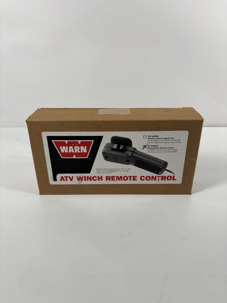 Warn PN 64849 ATV Winch Remote Control Replacement New Inner Sealed Pack