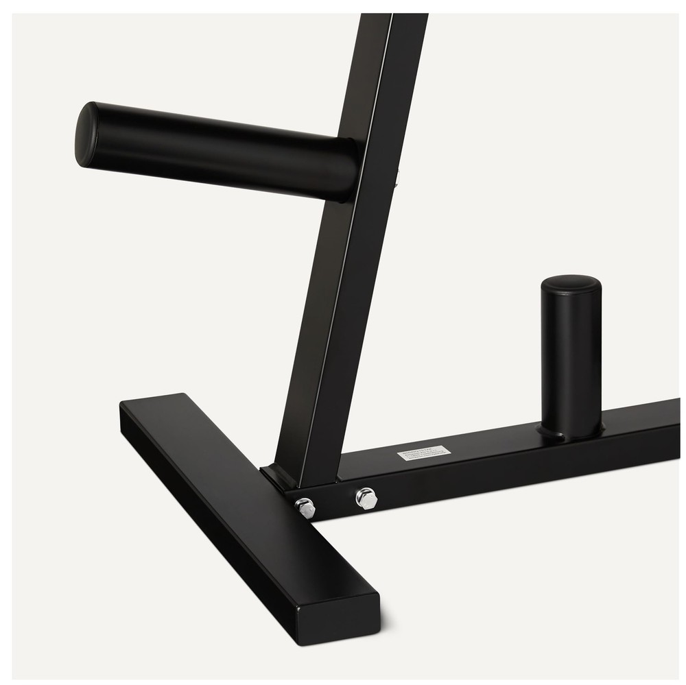 Amazon Basics Olympic 2-inch Weight 2" Plate Tree, 300 lbs, black