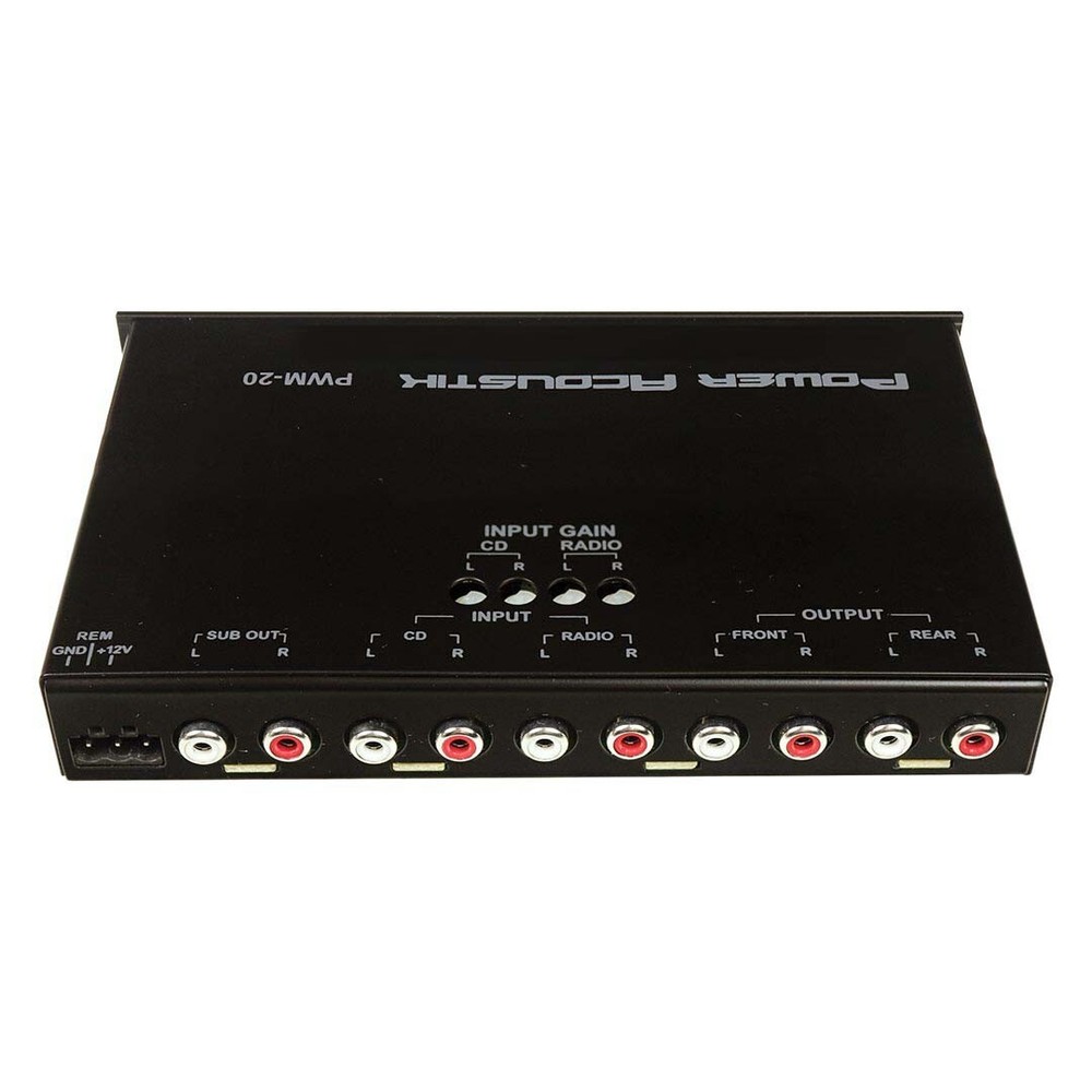 NEW Car Stereo Equalizer Under Dash 4 Frequency Bands Crossover 1/2 Din Custom