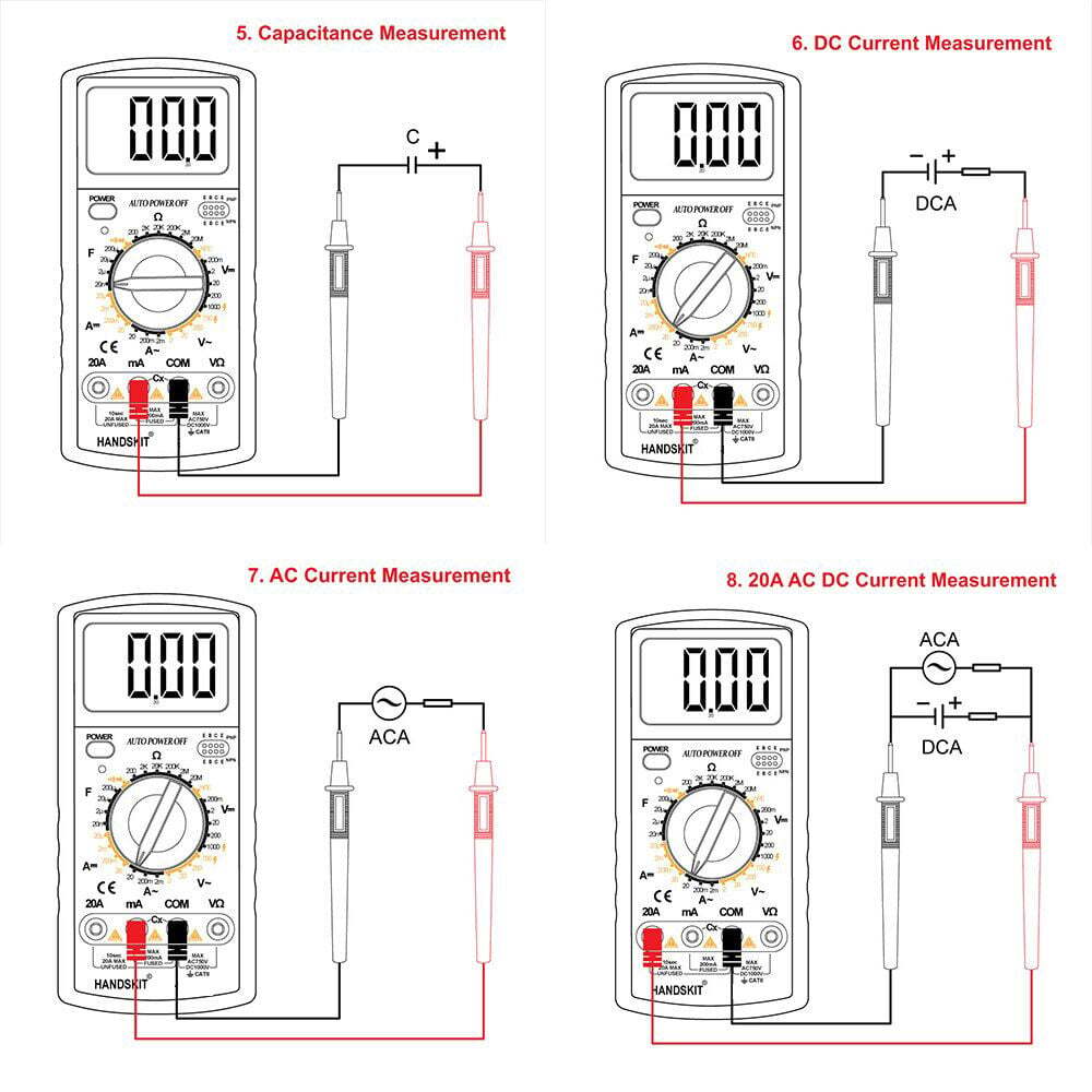 Belva BAMMD3 Nine Function Digital Multimeter with 18 Gauge Test Lead