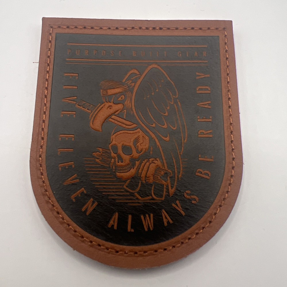 5.11 Tactical Leather Vulture Skull Patch