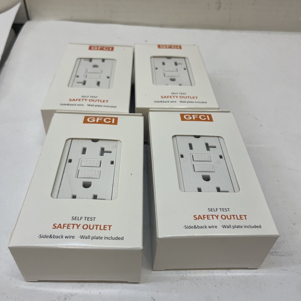 15 Amp 125-Volt Duplex SmarTest Self-Test 4 Pack