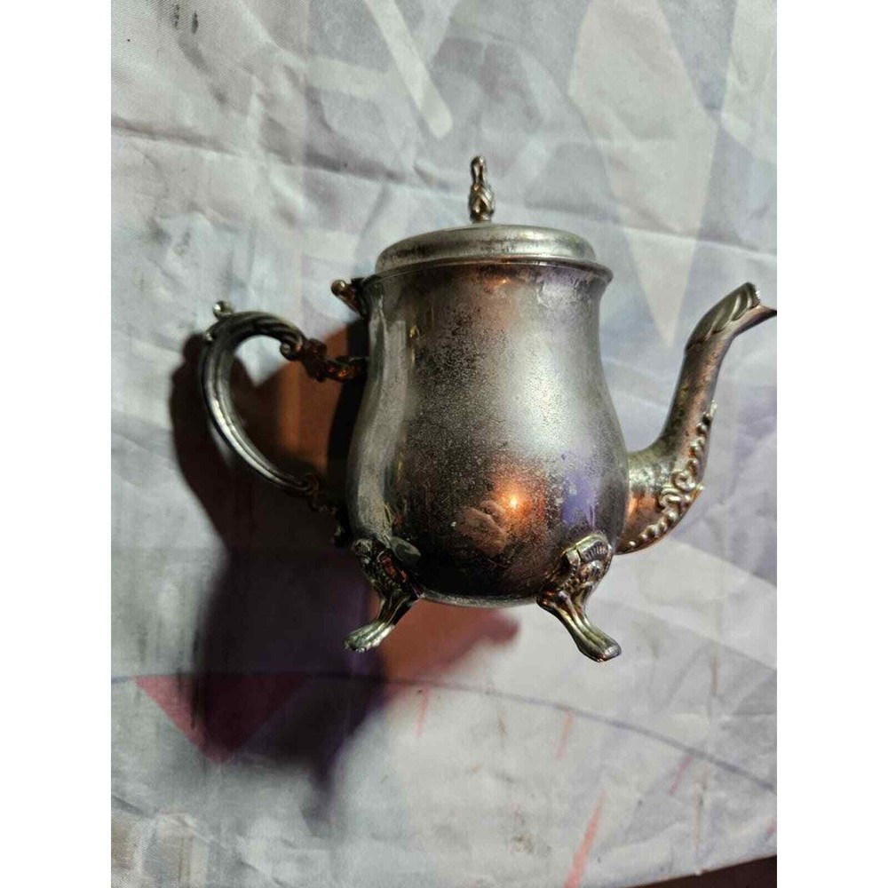 Vintage silver plated coffee pot
