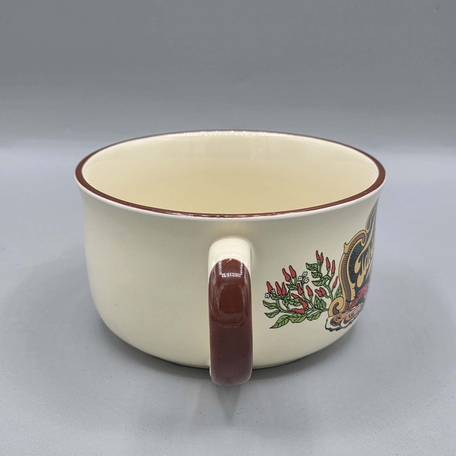 Tabasco Stoneware Pepper Sauce McIlhenny Soup Seafood Gumbo Bowls 16 oz Set of 4