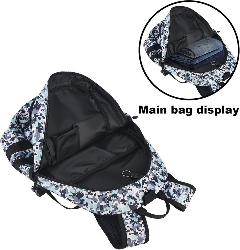 Adjustable 15L Tactical Backpack with MOLLE System - Ideal for Hiking & Camping