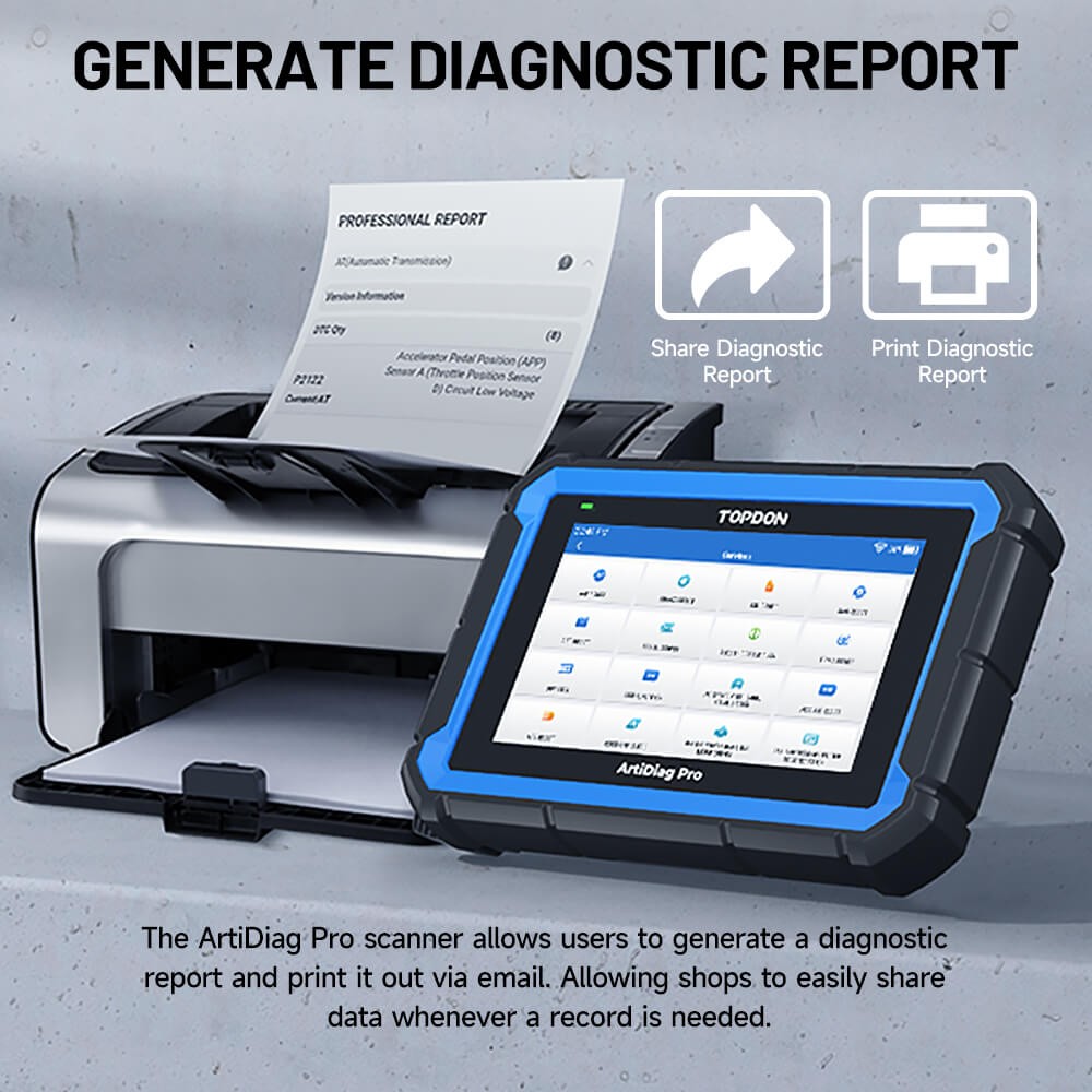 2026 TOPDON AD Pro V2.0 Car Diagnostic OBD2 Code Scanner Full System Coding