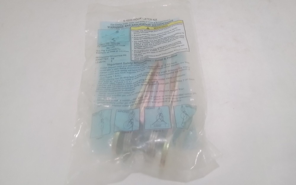 Crosby Hook Latch Kit S-4320 (TV19)
