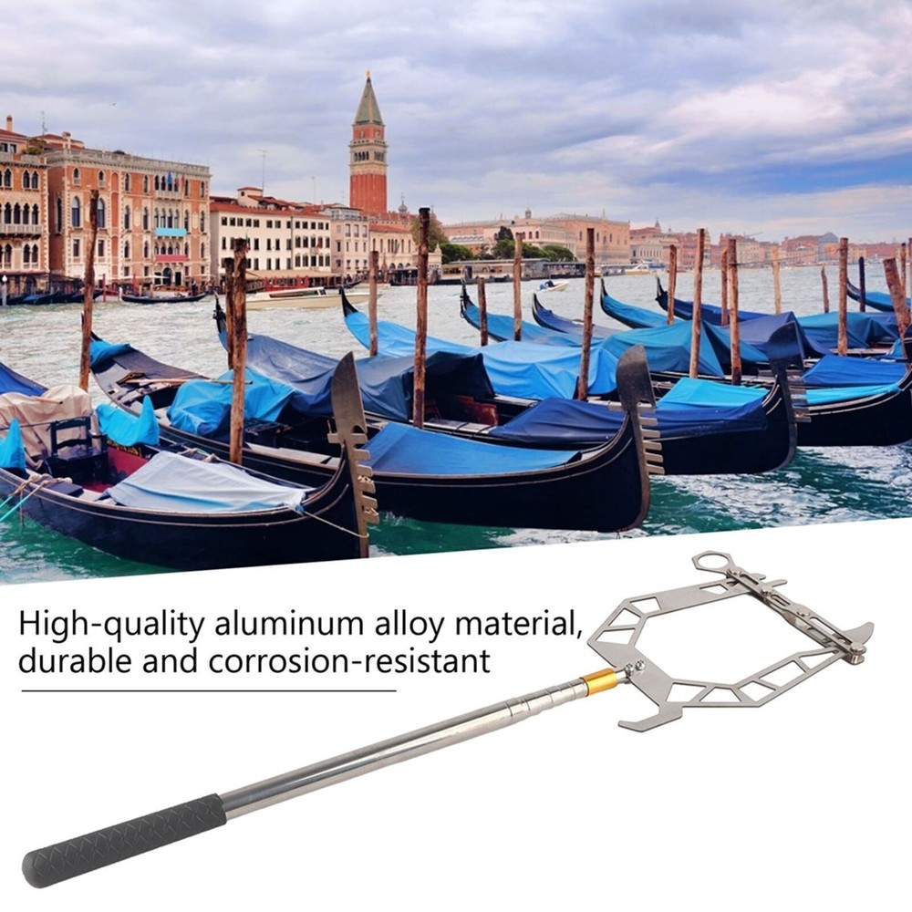 U‑Type Boat Hook Threader Multi‑Purpose Telescope Dock Hook Ship Docking