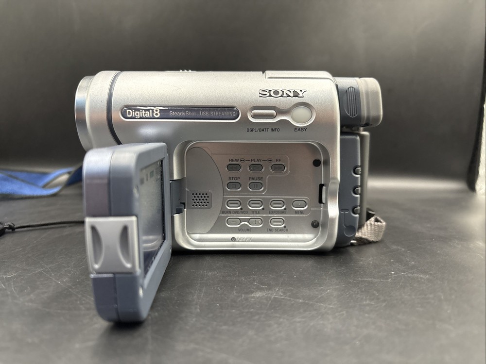 Sony DCR-TRV255E Digital8 Nightshot Plus Handycam Digital Video Camera - Bundle