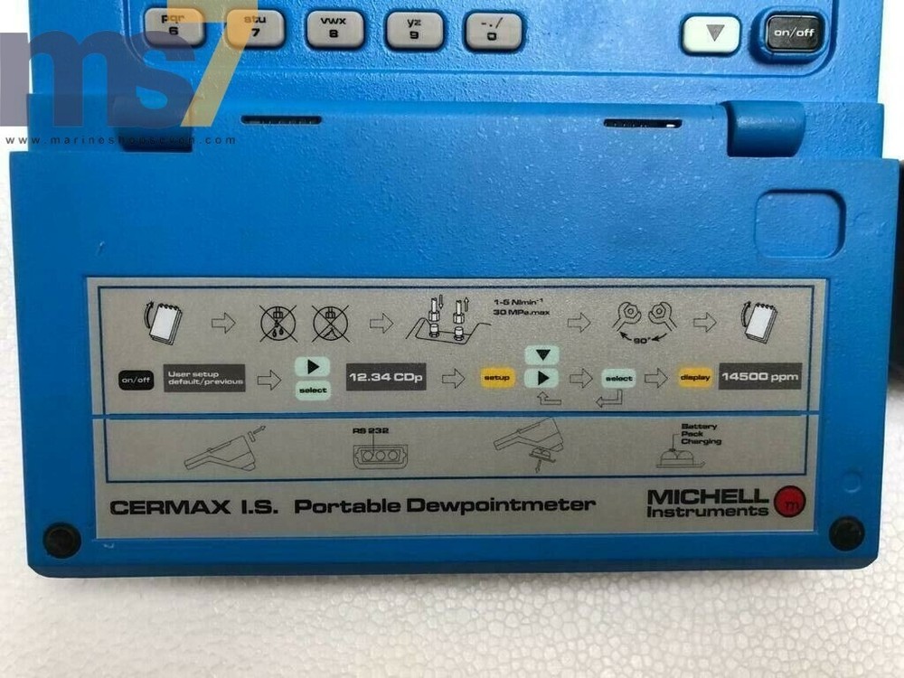 MICHELL INSTRUMENTS CERMAX I.S. PORTABLE DEWPOINT TESTER (BATTERY DEAD)