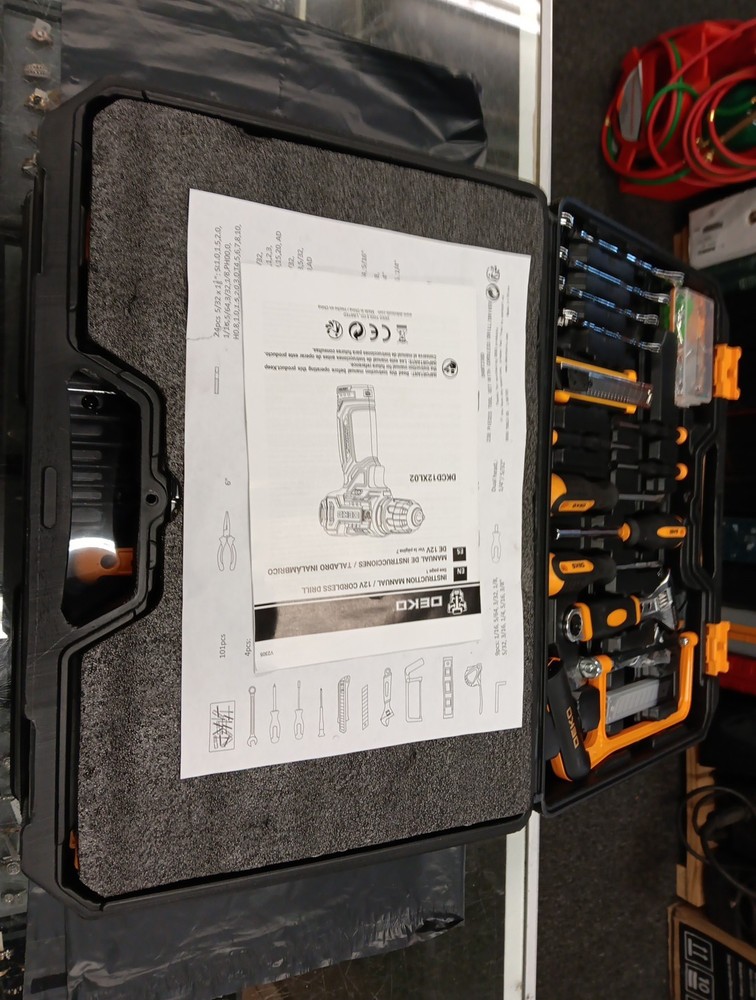 DEKO DRILL TOOL KIT SET HOME MECHANIC