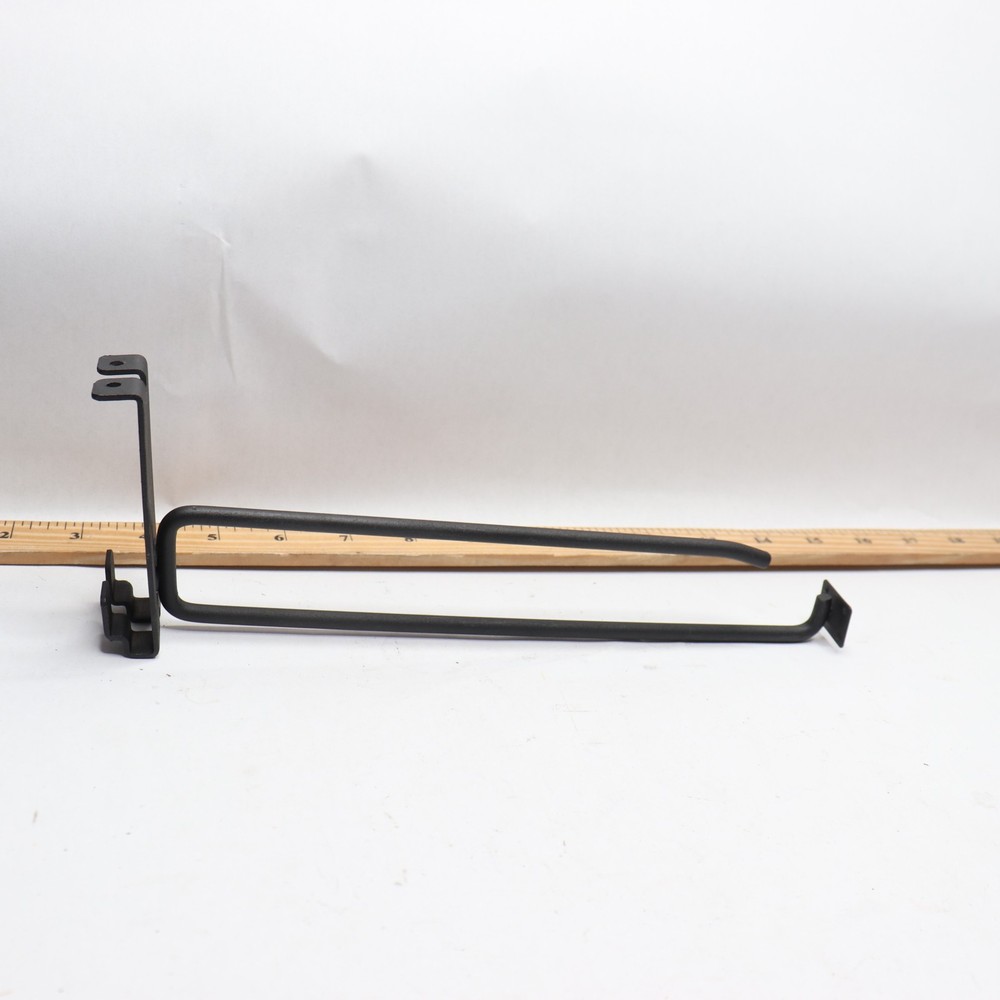 (6-Pk) Peg Board Hook Black 10"