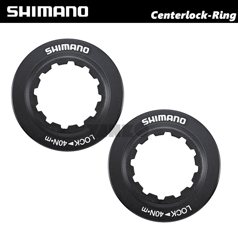 2Pcs Shimano Centerlock Disc Brake Rotor Lock Ring Black MTB ROAD MTB Fit Sram