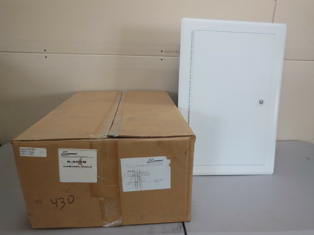 SYMMONS 5-200B CABINET UNIT W/KEY WHITE