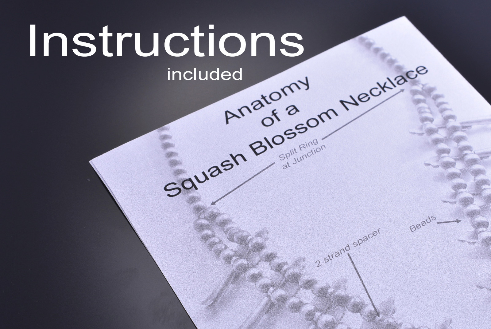 Squash Blossom Necklace Repair Kit with Instructions - Free shipping