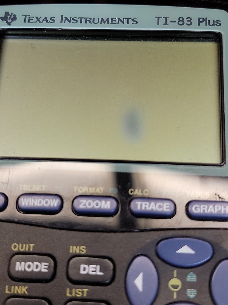Texas Instruments TI83 Ti-83 +Plus Edition Graphing Calculator TESTED WORKING