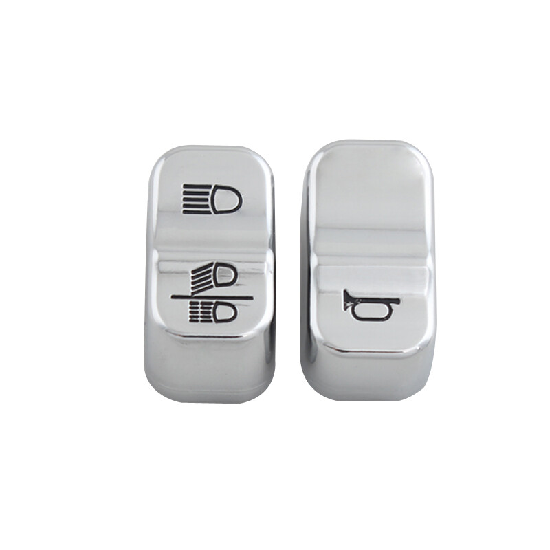 13PC Hand Control Switch Housing Button Cover Cap Kit Chrome for Harley Touring