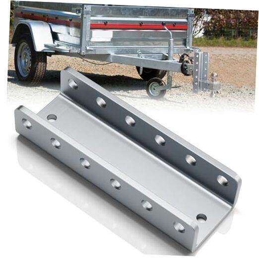 Trailer Hitch Coupler,5-Position Adjustable Lunette Ring or Coupler