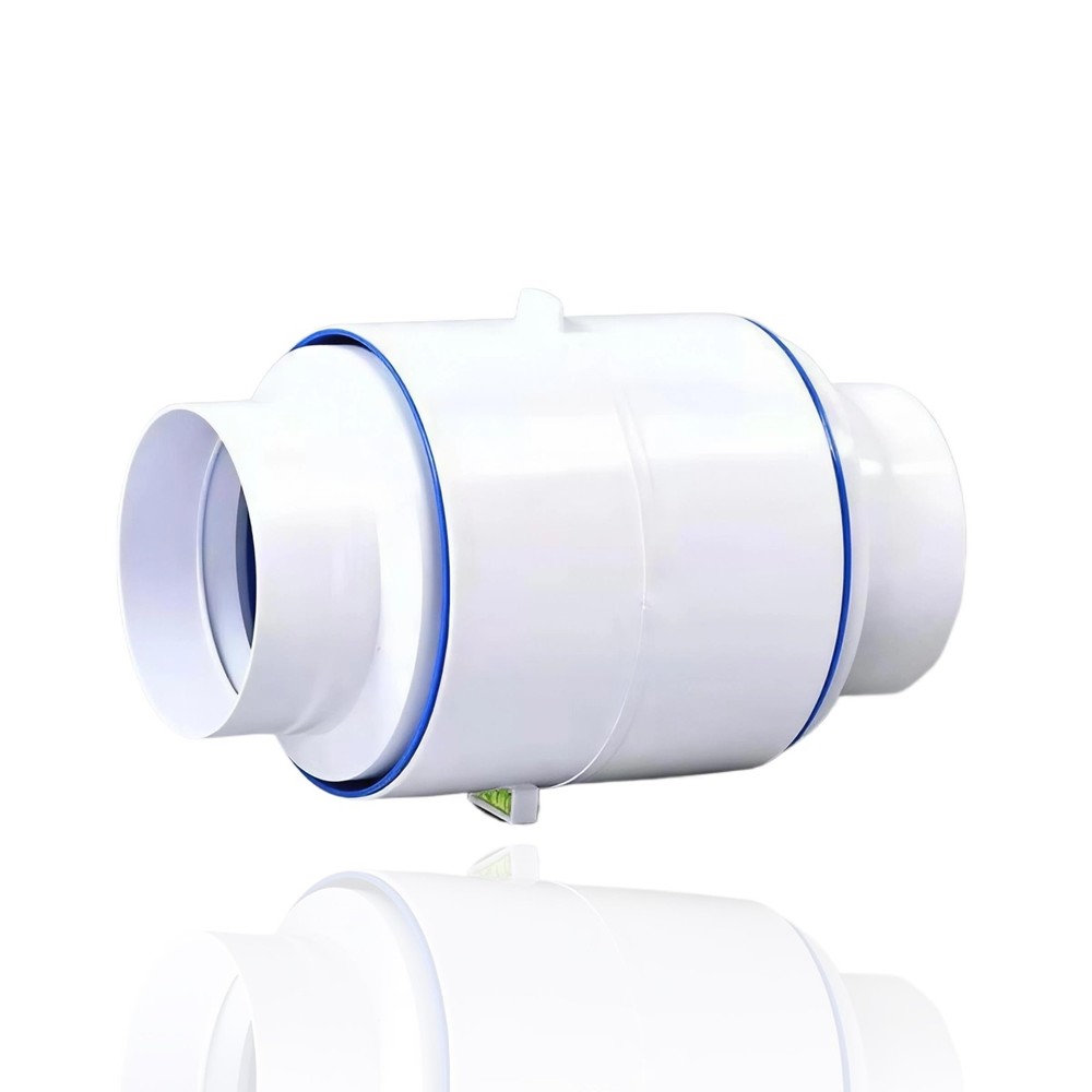 3" 4" Duct Draft Stopper Backdraft Damper One-Way Airflow Preventer Inline Fan V